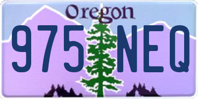 OR license plate 975NEQ