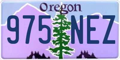 OR license plate 975NEZ