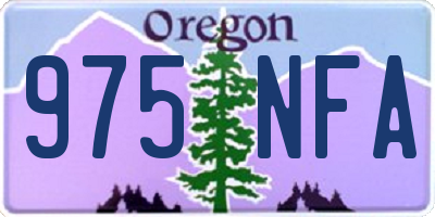 OR license plate 975NFA