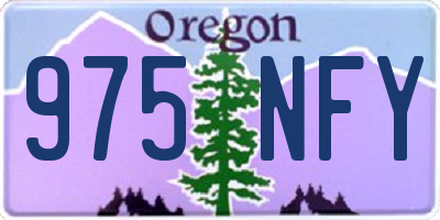 OR license plate 975NFY
