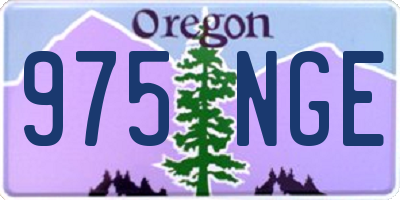 OR license plate 975NGE