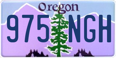 OR license plate 975NGH