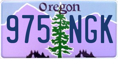 OR license plate 975NGK