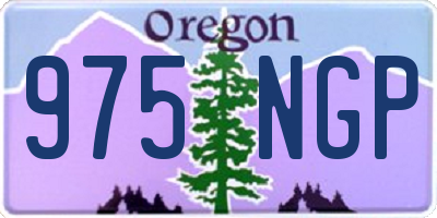 OR license plate 975NGP