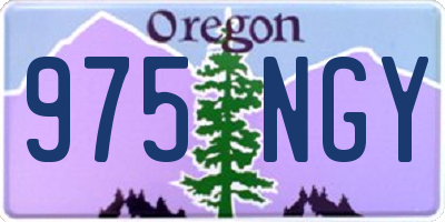 OR license plate 975NGY