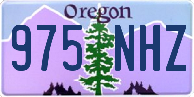 OR license plate 975NHZ