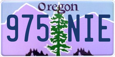 OR license plate 975NIE