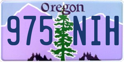 OR license plate 975NIH