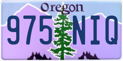 OR license plate 975NIQ