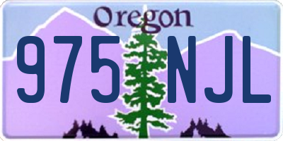 OR license plate 975NJL