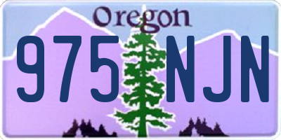 OR license plate 975NJN