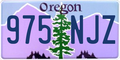 OR license plate 975NJZ