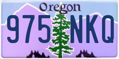 OR license plate 975NKQ