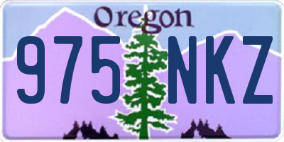 OR license plate 975NKZ