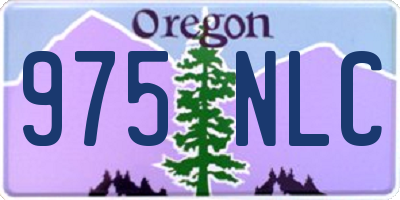 OR license plate 975NLC
