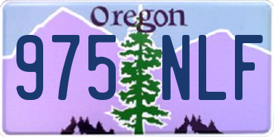 OR license plate 975NLF