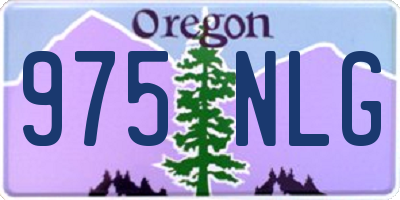 OR license plate 975NLG