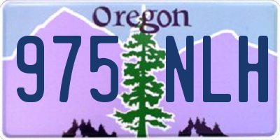OR license plate 975NLH