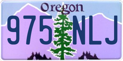 OR license plate 975NLJ