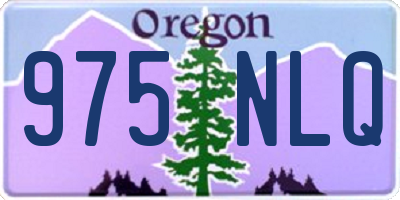 OR license plate 975NLQ