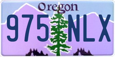 OR license plate 975NLX