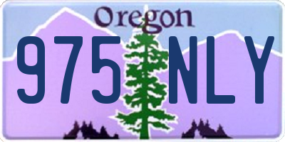 OR license plate 975NLY