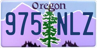 OR license plate 975NLZ