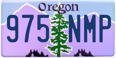 OR license plate 975NMP
