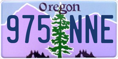 OR license plate 975NNE