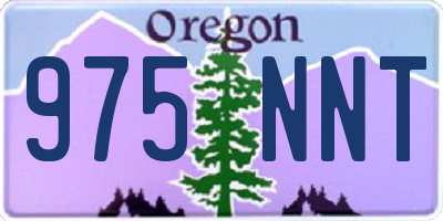 OR license plate 975NNT