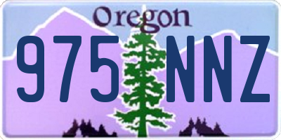 OR license plate 975NNZ