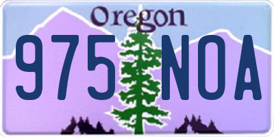 OR license plate 975NOA