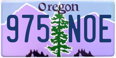 OR license plate 975NOE