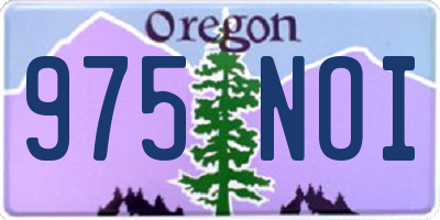 OR license plate 975NOI