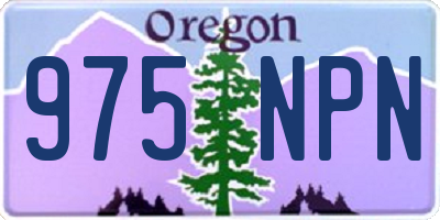 OR license plate 975NPN