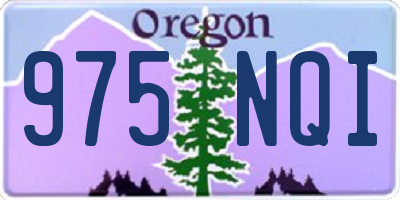 OR license plate 975NQI