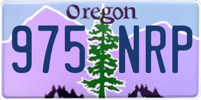 OR license plate 975NRP