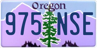 OR license plate 975NSE