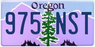 OR license plate 975NST