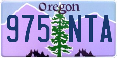 OR license plate 975NTA