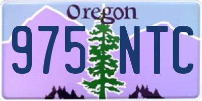 OR license plate 975NTC