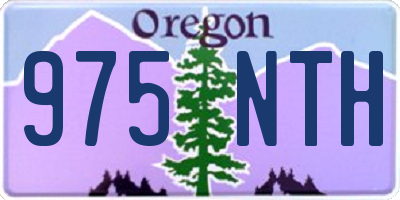 OR license plate 975NTH