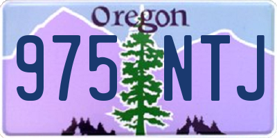 OR license plate 975NTJ