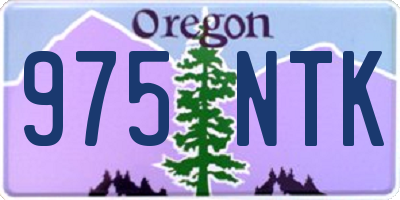 OR license plate 975NTK