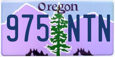OR license plate 975NTN