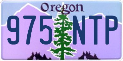 OR license plate 975NTP