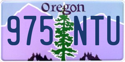 OR license plate 975NTU