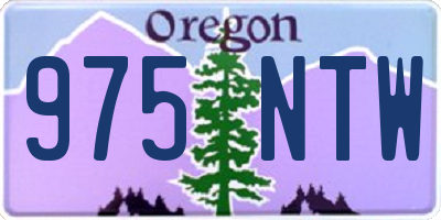OR license plate 975NTW