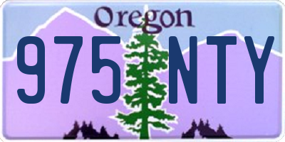 OR license plate 975NTY