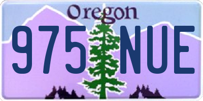 OR license plate 975NUE